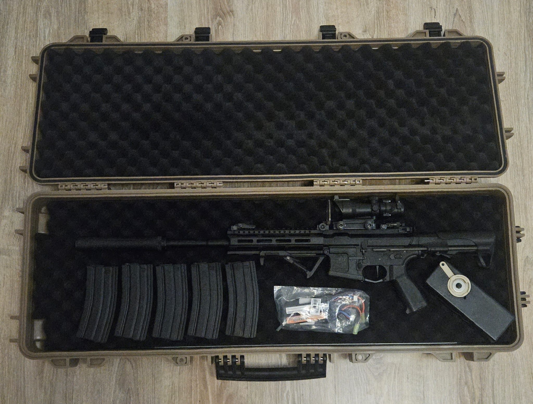 G&G CM16 RAIDER L 2.0E (Inclusief Accesoires, Nuprol Case (Large), Midcap-Mags, Speed Loader, Batterijen)