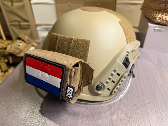 Mooie (bijna nieuw) helm met ExFog systeem voor Bril