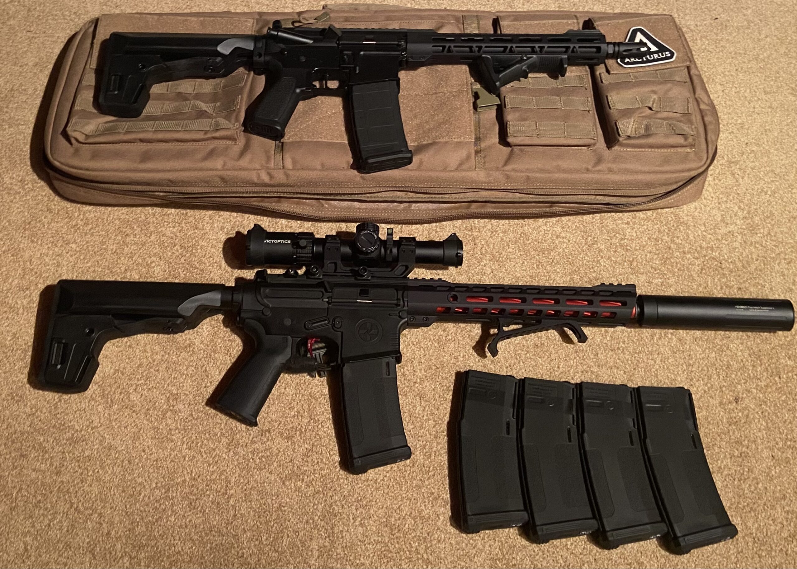 Gear & Novritsch pistol replica’s