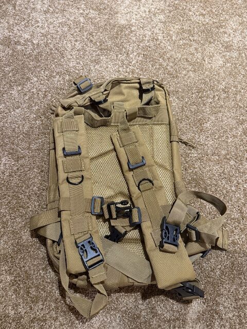 Rugtas (nieuw) met USA patch