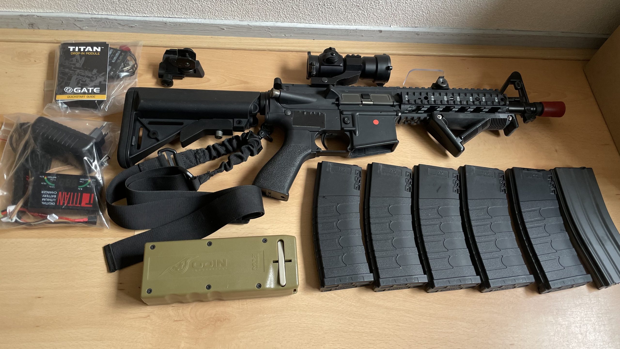 G&G CM 16 Raider met TitanGate en toebehoren