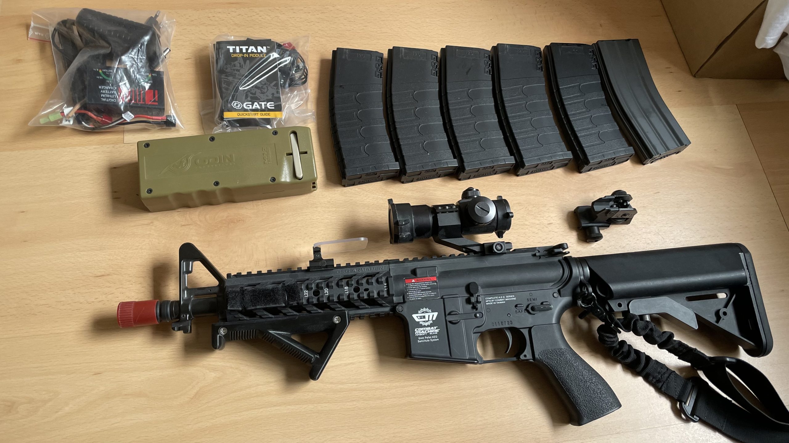 G&G CM 16 Raider met TitanGate en toebehoren